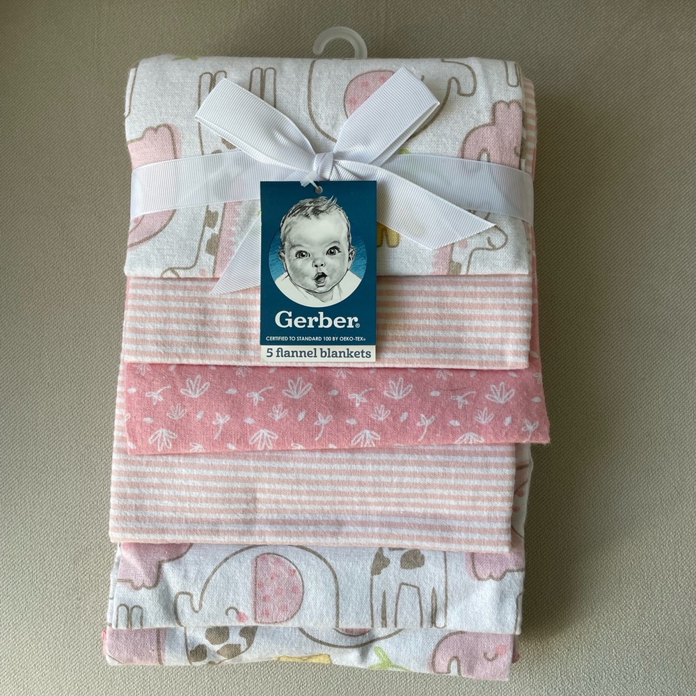 NWT Gerber flannel blankets